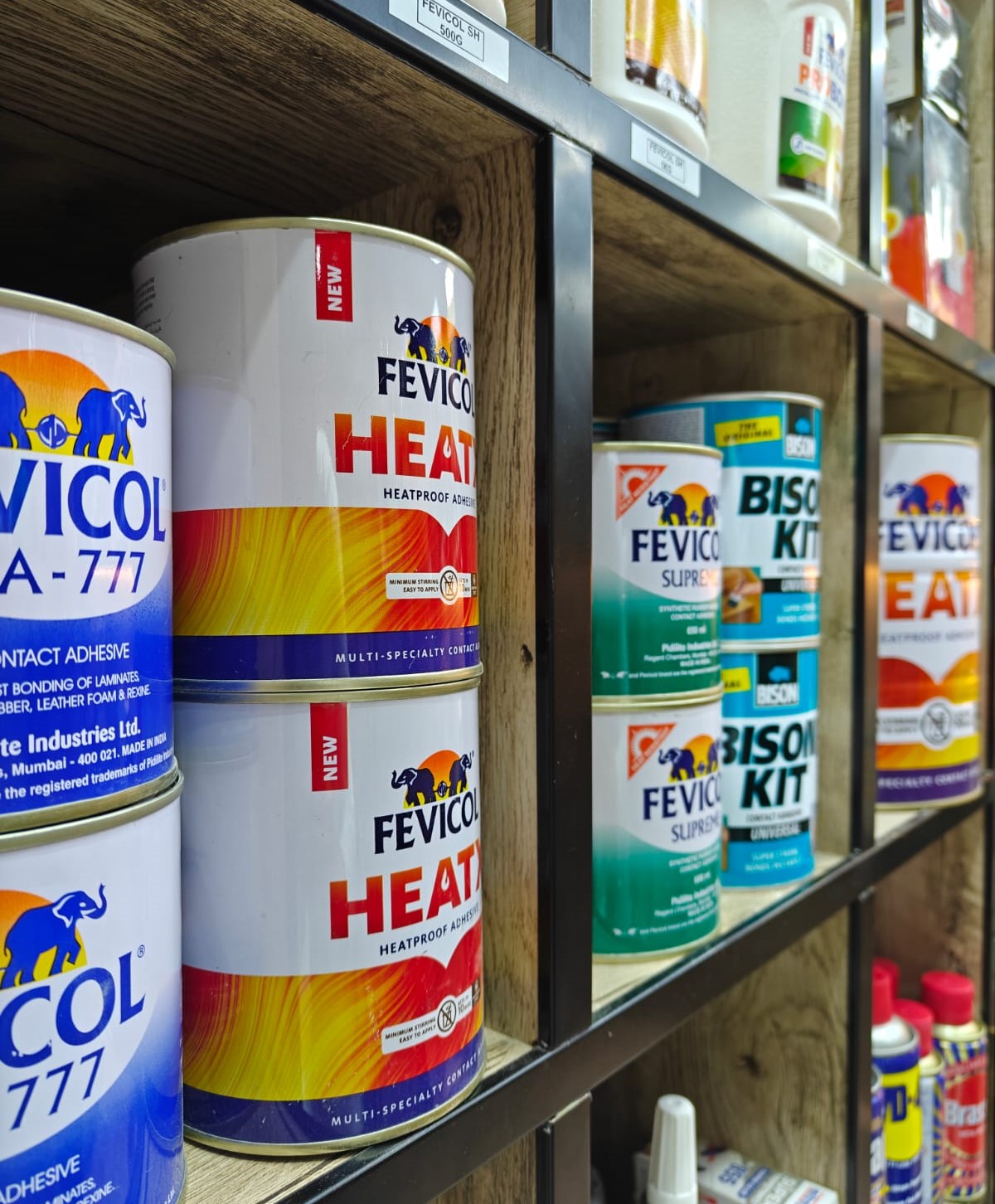 Organized warehouse aisle at Husaini Ajmer